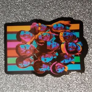 STRANGER THINGS waterproof sticker rainbow